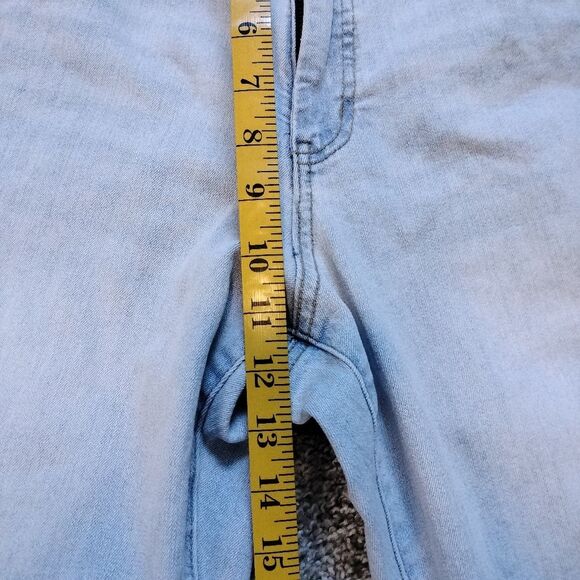 Women's Jessica Simpson Y2k Light Wash Ankle Flare Embroidered Jeans Sz 18w - Picture 4 of 9